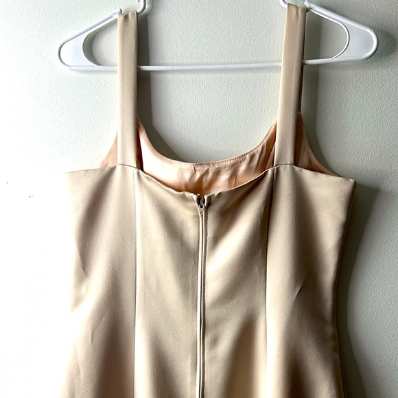 Vintage Alex Evenings Dress with straps Sz 8 front split Whimsical Bodycon - Picture 5 of 9